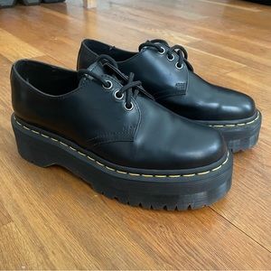 Dr Martins 1461 Quad Platform Oxfords EU38 / US7 Black